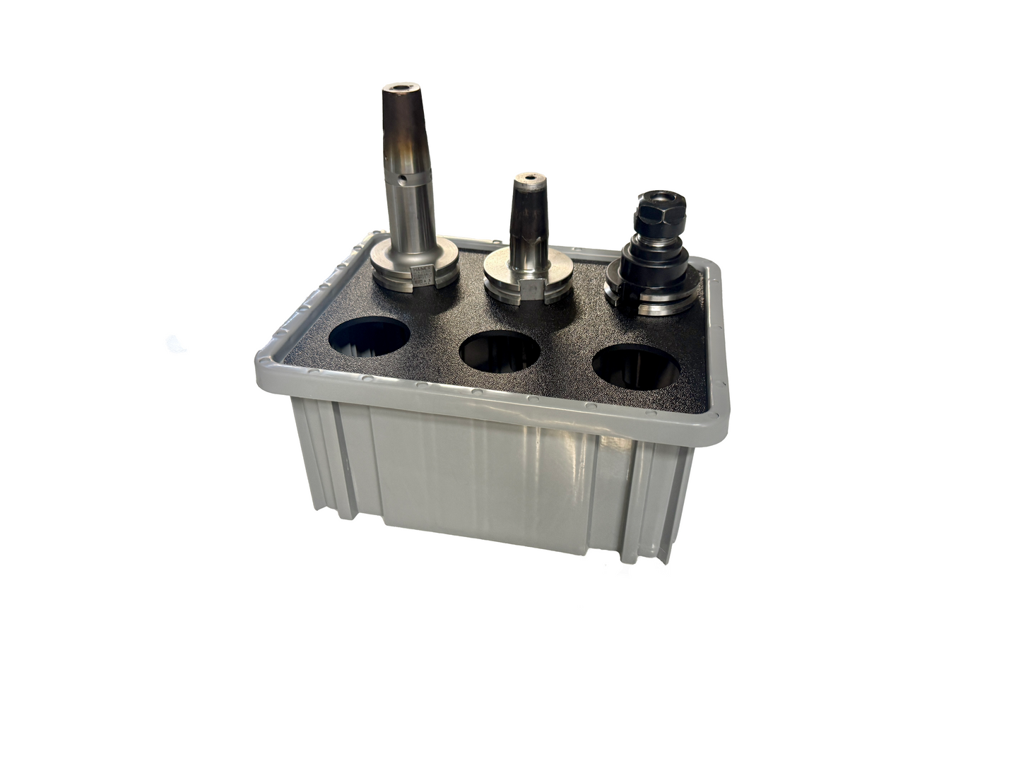 CNC Tool Holder Rack – 5 Pack (Plates + Bins)