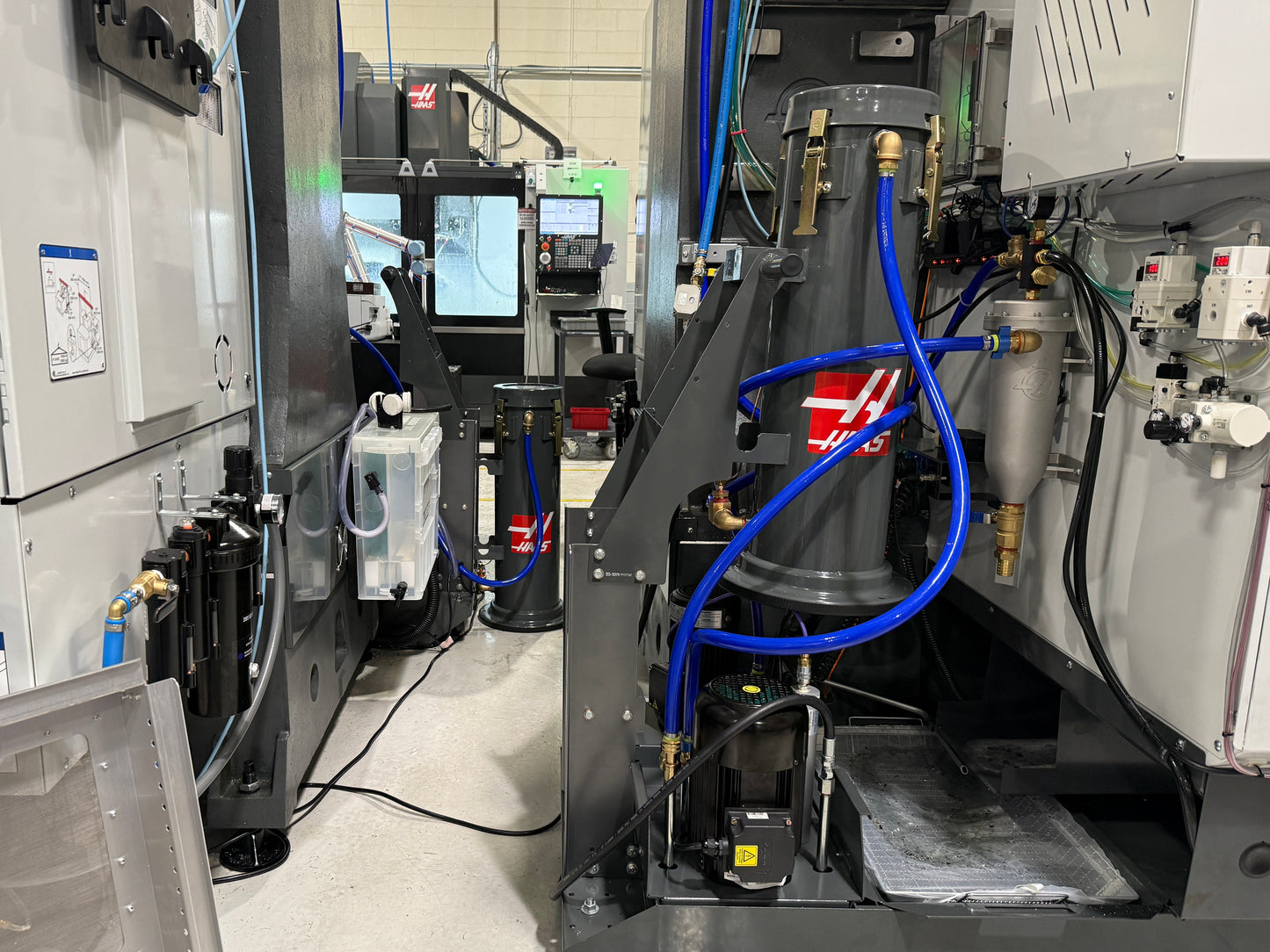 Auxiliary Coolant Filter Relocation Bracket - For HAAS 55 & 95 Gallon Coolant Tanks